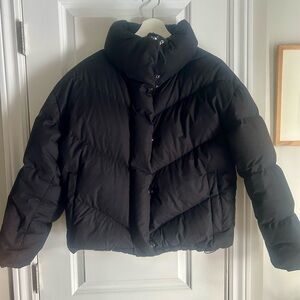 Aritzia Wilfred Black Puffer Jacket